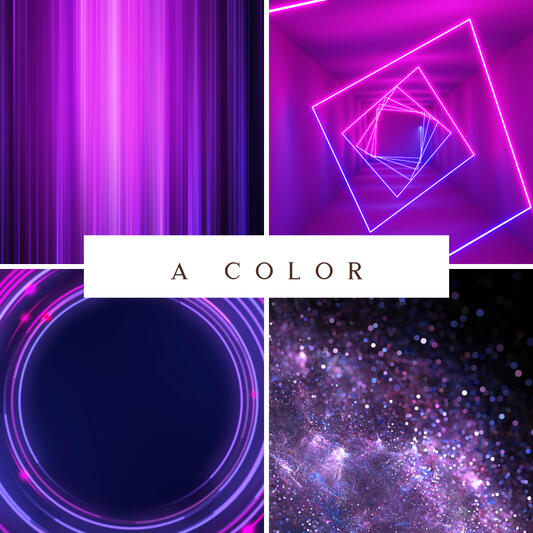 Collage of purple images