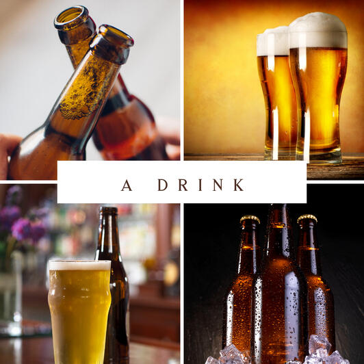 A collage of beer images