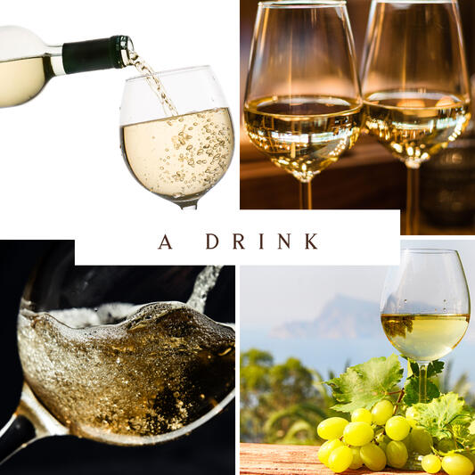 A collage of moscato wine images