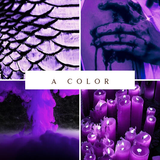 Collage of purple images